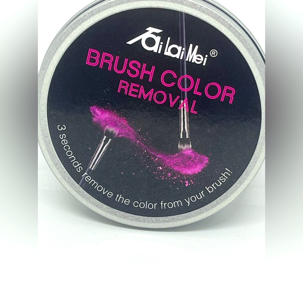 TailaiMei Color Removal Cleaner Sponge~Clean Makeup Brushes Powder W/O Water New
